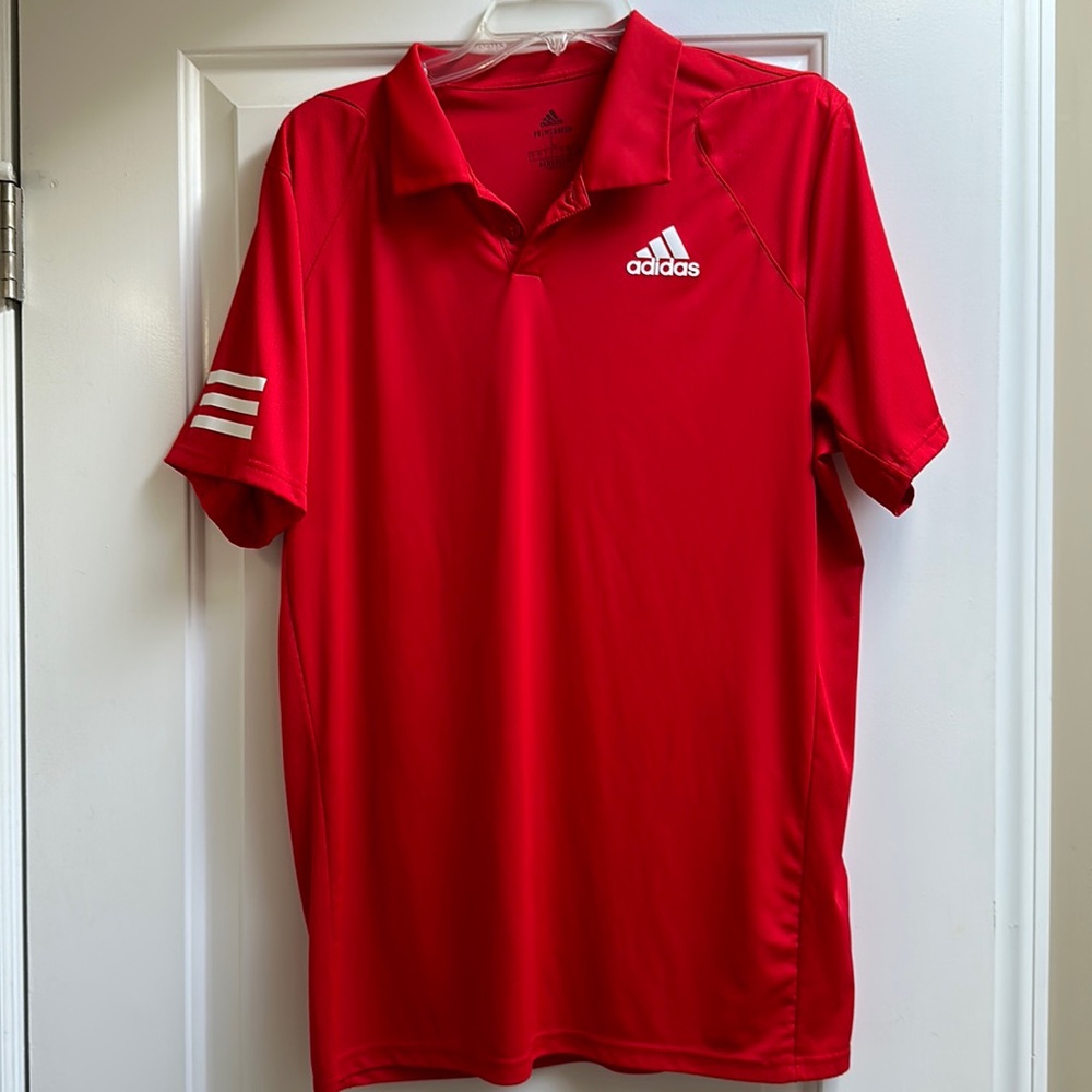 EUC Adidas men’s Aeroready polo shirt